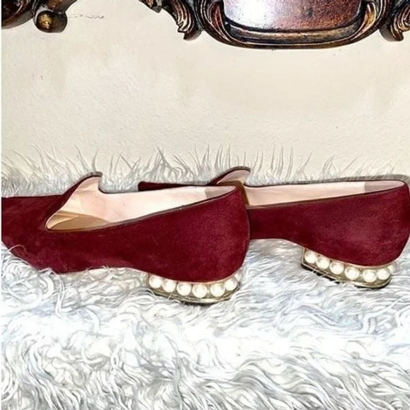Nicholas Kirkwood Suede Loafers with pearl accents - Picture 10 of 11